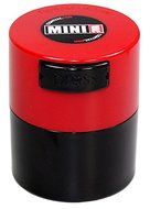 Minivac TV1-SRD - 10g to 30 gram Vacuum Sealed Container Red Cap &amp; Black Body