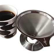 The Brewologist Pour Over Coffee Cone, the Clever Coffee Dripper: Permanent Reusable Stainless Steel Coffee Filter... N9