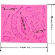 HT BAKEWARE | Various Feathers Silicone Mold N4