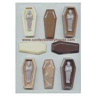 Coffin With Mummy Candy Mold