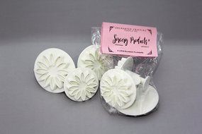 Sorcery Products &trade; Fondant Tool Set 3 Large BLOSSOM plunger Fondant Set N3