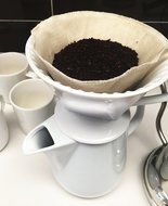 P&amp;F(3 pack)Natural Reusable Cone Coffee Filters #4 Melitta Style, No Harmful Chemical, All Natural N2