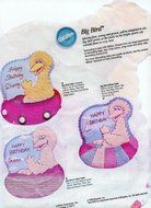 Wilton Big Bird in Car / Nest Cake Pan (2105-805, 1989) Sesame Street Muppets Jim Henson