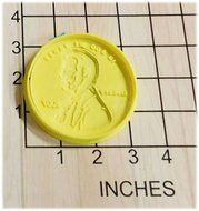 Penny Money Shape Cookie Cutter and Stamp #1015