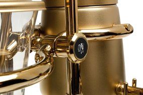 Diguo High Quality Belgian Belgium Luxury Royal Family Balance Syphon Coffee Maker Gold Color F-2013B N13