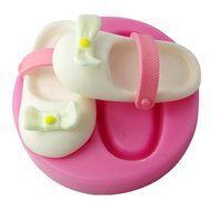 FOUR-C Chocolate Moulds 3D Baby Fondant Molds Color Pink N2