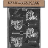 Dress My Cupcake Chocolate Candy Mold, Carousel Horse Lollipop