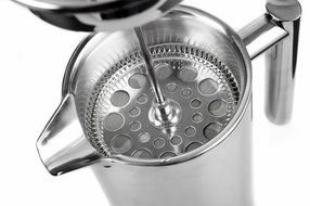 Secura Stainless Steel French Press Coffee Maker 18/10 Bonus Stainless Steel Screen (1000ML) N16