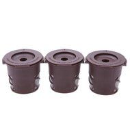 TOOGOO(R)3pcs Reusable K-cup Coffee Cafe Cup Single Mesh Filters Set N2