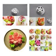 Ehdching 11pcs Russia Icing Piping Nozzles Pastry Tips Cake Sugarcraft Decorating Tools N3