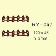 FOUR-C Chocolate Tools Fence Chocolate Molds Silicone Decoration Sheet Color Transparent N2