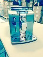 Saeco Philips Syntia Super-automatic Espresso Machine HD8837/47 Stainless Steel N3