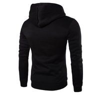 Men's Outwear,Laimeng Cotton Blend Retro Long Sleeve Hoodie Hooded Sweatshirt Tops Jacket Coat Outwear (L, Red) N13