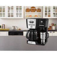 Mr. Coffee Black 12-Cup Programmable Coffee Maker and Hot Water Station N2