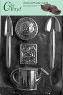 Cybrtrayd Fruits and Vegetables Chocolate Candy Mold, Gardening Kit