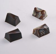 Chocolate Mold Warped Log 28x20mm x 17mm High, 28 Cavities