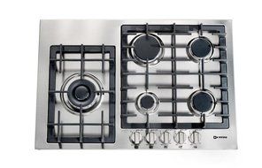 Verona VECTGM305SS 30&quot; Designer Series Gas Cooktop With 5 Burner Design Front Controls Sealed Burners Heavy Duty...