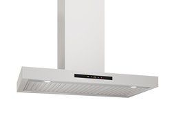 Ancona WRC436 Wall-Mounted Rectangle Shaped Convertible Range Hood, 36-Inch, Stainless Steel N2