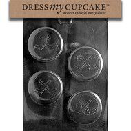 Dress My Cupcake Chocolate Candy Mold, Hockey Puck