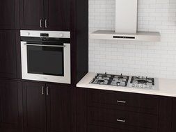 Ancona WRC436 Wall-Mounted Rectangle Shaped Convertible Range Hood, 36-Inch, Stainless Steel N3