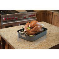 Nordic Ware 41722 Roaster with Rack, X-Large, Black N10