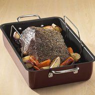 Nordic Ware 41722 Roaster with Rack, X-Large, Black N12