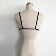 Bra Top ，Beautyvan Comfortable Bandage Alluring Harness Elastic Cage Strappy Hollow Out Bra Bustier (M, Black) N5