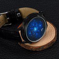 XILALU Women Men Girl Boy touch LED Electronic universe background Watch (A) N6