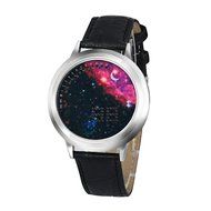 XILALU Women Men Girl Boy touch LED Electronic universe background Watch (A) N8