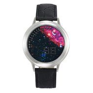 XILALU Women Men Girl Boy touch LED Electronic universe background Watch (A) N9
