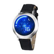 XILALU Women Men Girl Boy touch LED Electronic universe background Watch (A) N11