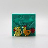 Sher Animals shape Chocolate Silicone Molds,Cake Molds,Soap Molds,Decoration Tools Bakeware N5