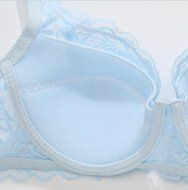 PHOTNO Women Push Up Deep V Ultrathin Underwire Lace Brassiere Bra N45