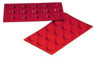 Fat Daddio's 0.68-Ounce Silicone Bakeware, Flan