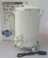 West Bend Party Perk - No 58602 - Blue Flowers N3