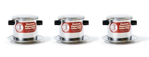 Vietnamese Coffee Filter Phin 11 Ounce (Large), Gravity Insert, One Cup N14