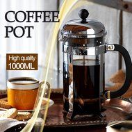 French Coffee Press , Balakie Stainless Steel and Borosilicate Glass Coffee Press Maker-8 cup 34 oz Chrome - Sturdy... N7