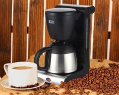 Royal- MD-215 American Style Fully Automatic Drip Coffee Machine Large Capacity Stainless Steel Anti-dry Thermal... N5