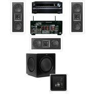 Klipsch KL-6502-THX In-wall LCR Speaker 3.1-SW-310-Onkyo TX-NR838 7.2 Channel