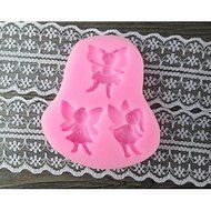 Sher Three Girl with Wing Baking Fondant Cake Mold,L7.4cmW6.7mH1cm