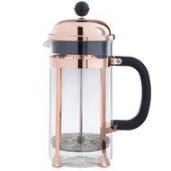 VonShef 8 Cup Glass French Press Cafetiere Coffee Maker 1 Liter 340z - Copper N3