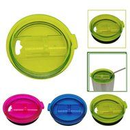 Morecome Spill And Splash Resistant Lid With Slider Closure For 20 Oz (Pink) N8