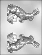 CK Products 6" Bunny/Basket 3-D Choc Mold