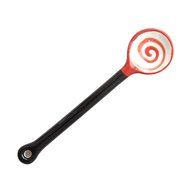 Novelty Lollipop Ceramic Tableware Coffee Scoops Stirring Spoon Sugar Spoon (Red) N6