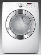 Samsung DV365GTBGWR 7.3 Cu. Ft. White Stackable With Steam Cycle Gas Dryer