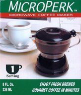 Microperk 1 Cup Microwave Coffee Pot