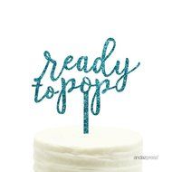Andaz Press Baby Shower Acrylic Cake Toppers, Gold Glitter, Oh Baby, 1-Pack, Nautical Ocean Themed Party Decor... N32