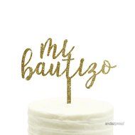 Andaz Press Baby Shower Acrylic Cake Toppers, Gold Glitter, Oh Baby, 1-Pack, Nautical Ocean Themed Party Decor... N39