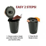 SoloPod 2.0 2in1 refillable filter cup for Keurig 2.0 K200, K300, K400, K500 and PLUS Series carafe or single... N2