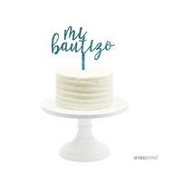 Andaz Press Baby Shower Acrylic Cake Toppers, Gold Glitter, Oh Baby, 1-Pack, Nautical Ocean Themed Party Decor... N42